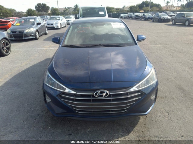 2019 HYUNDAI ELANTRA SEL VIN: 5NPD84LF8KH426381