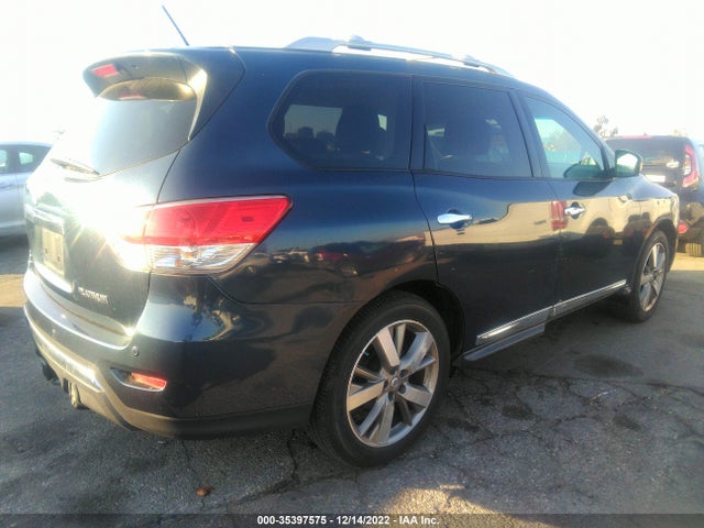 2014 NISSAN PATHFINDER PLATINUM VIN: 5N1AR2MN1EC734837
