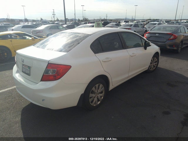 2012 HONDA CIVIC SDN LX VIN: 19XFB2F54CE302650
