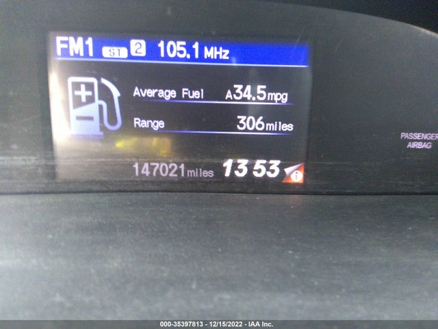 2012 HONDA CIVIC SDN LX VIN: 19XFB2F54CE302650