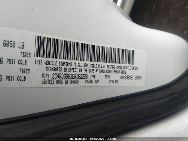 Dodge Grand Caravan Se 2014 2C4RDGBG3ER162250 Image 9
