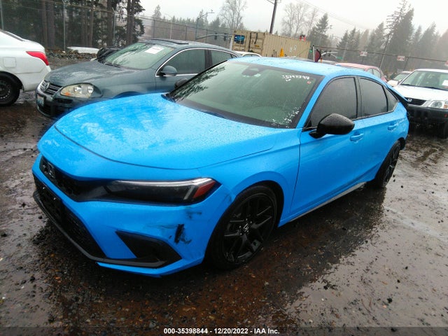 2022 HONDA CIVIC HATCHBACK SPORT VIN: 19XFL2G88NE006717