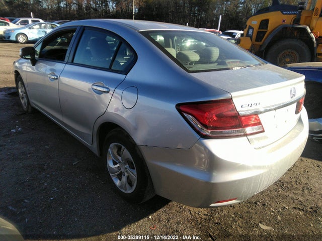 2013 HONDA CIVIC SDN LX VIN: 2HGFB2F58DH587456