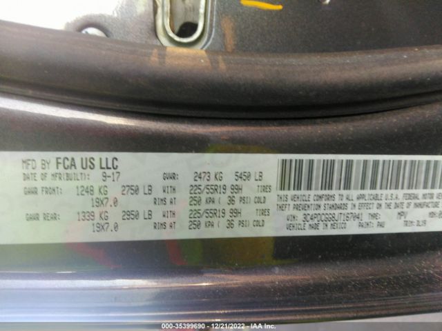 3C4PDCGG8JT167041 Dodge Journey Crossroad