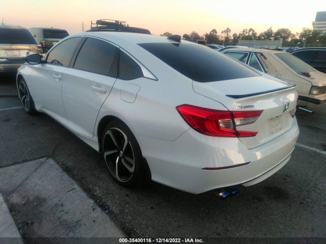 2021 HONDA ACCORD SEDAN SPORT VIN: 1HGCV2F3XMA011522