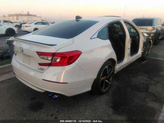 2021 HONDA ACCORD SEDAN SPORT VIN: 1HGCV2F3XMA011522