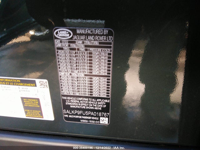 2023 Land Rover New Range Rover, VIN: SALKP9FU5PA018767