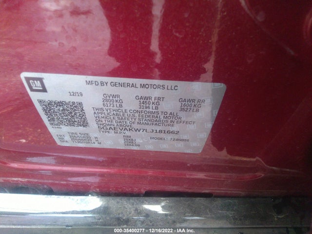 2020 Buick Enclave, VIN: 5GAEVAKW7LJ181662