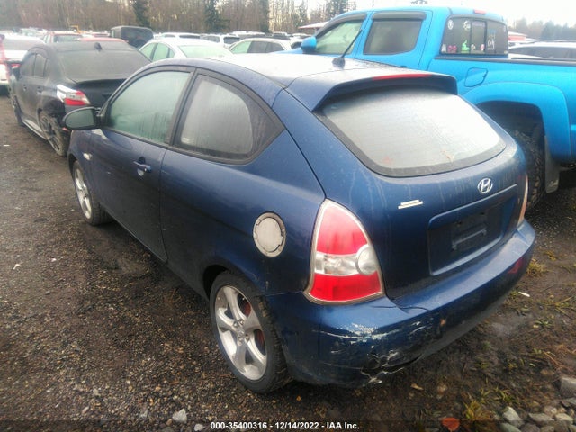 2008 HYUNDAI ACCENT SE VIN: KMHCN36C88U071738