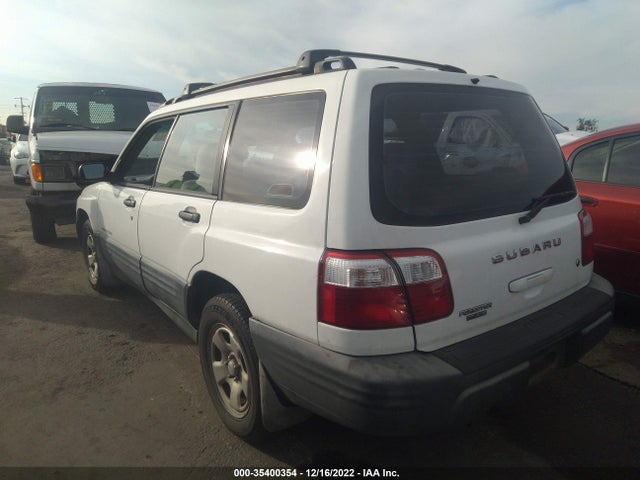 2002 SUBARU FORESTER L VIN: JF1SF635X2H718974