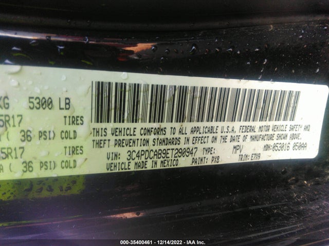 Dodge JOURNEY SE 2014 3C4PDCAB9ET290947 Image 9