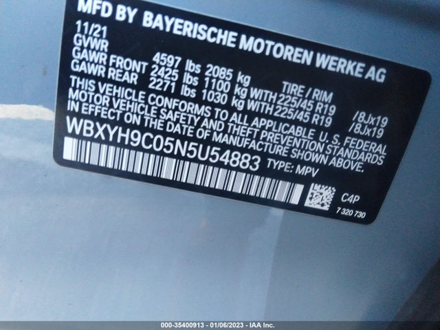 BMW X2 2022 WBXYH9C05N5U54883 Image 25