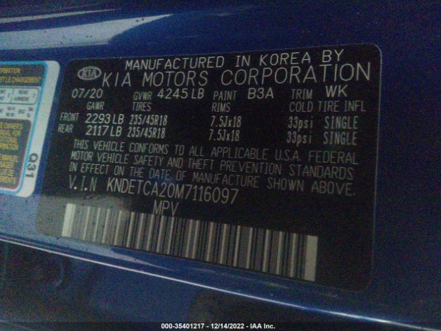 KNDETCA20M7116097 KIA Seltos Sx