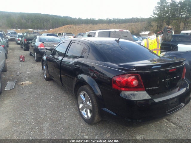 2012 DODGE AVENGER LUX VIN: 1C3CDZDB9CN100076