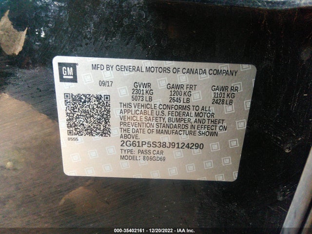 Продаж на аукціоні авто 2018 Cadillac Xts Premium Luxury, vin: 2G61P5S38J9124290, номер лоту: 35402161