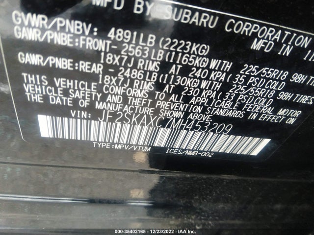 Subaru Forester Touring 2021 JF2SKAXC7MH453209 Image 9
