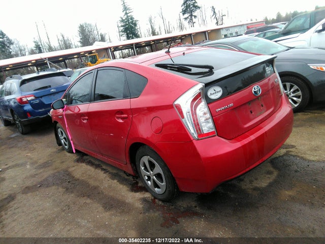 2013 TOYOTA PRIUS ONE/TWO/THREE/FOUR/FIVE VIN: JTDKN3DU7D0344598