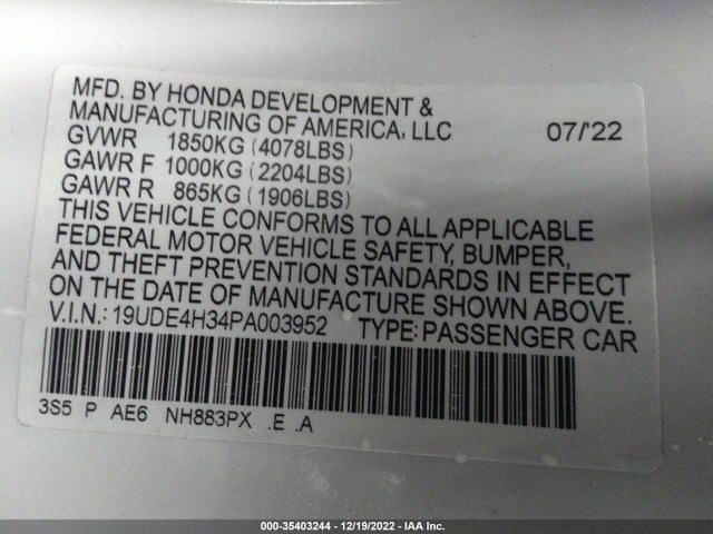 Acura Integra W/a-spec Package 2023 19UDE4H34PA003952 Image 10