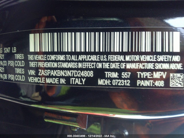 ZASPAKBN3N7D24808 Alfa Romeo Stelvio Veloce