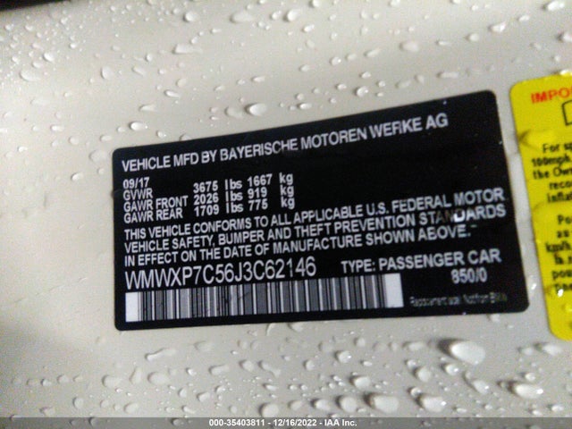 WMWXP7C56J3C62146 Mini Hardtop 2 Door Cooper S