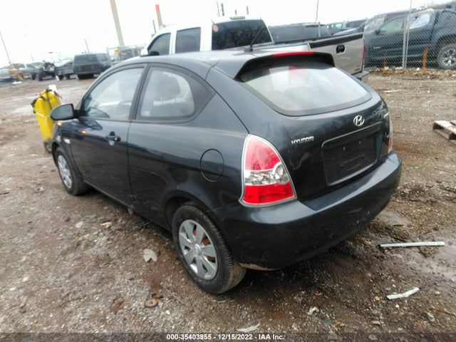 2007 HYUNDAI ACCENT GS VIN: KMHCM36C37U042889