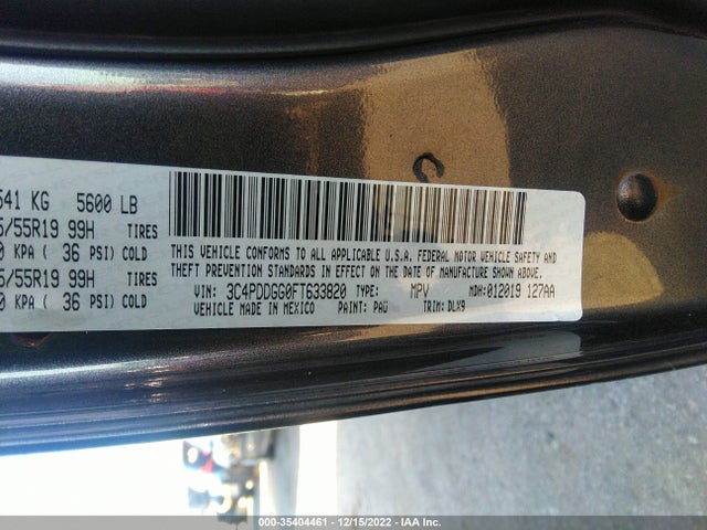 2015 Dodge Journey, VIN: 3C4PDDGG0FT633820