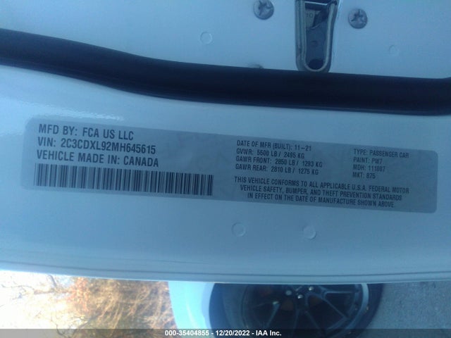 Dodge Charger Srt Hellcat Redeye 2021 2C3CDXL92MH645615 Image 10