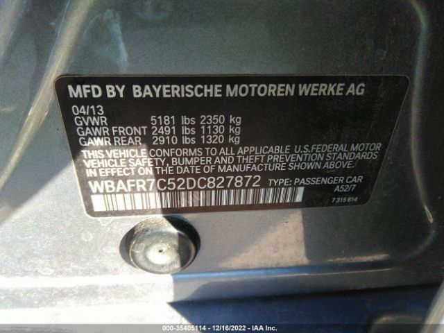 WBAFR7C52DC827872 BMW 5 Series 535i
