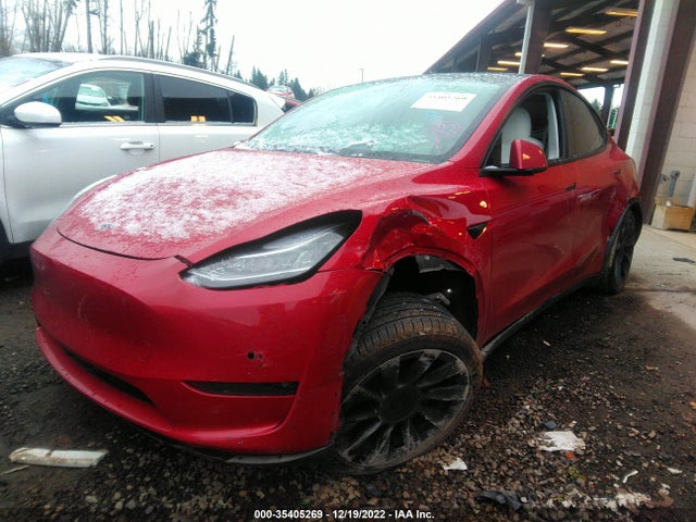 2020 Tesla Model Y, VIN: 5YJYGDEF7LF037698