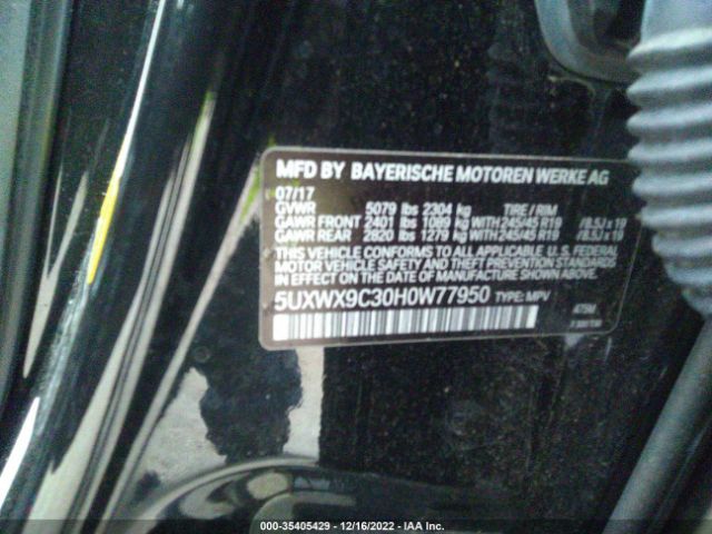 5UXWX9C30H0W77950 BMW X3 Xdrive28i