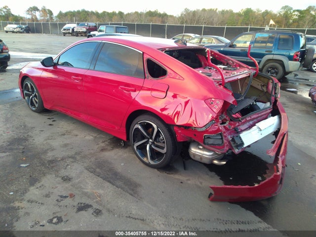 2022 Honda Accord, VIN: 1HGCV1F31NA042895