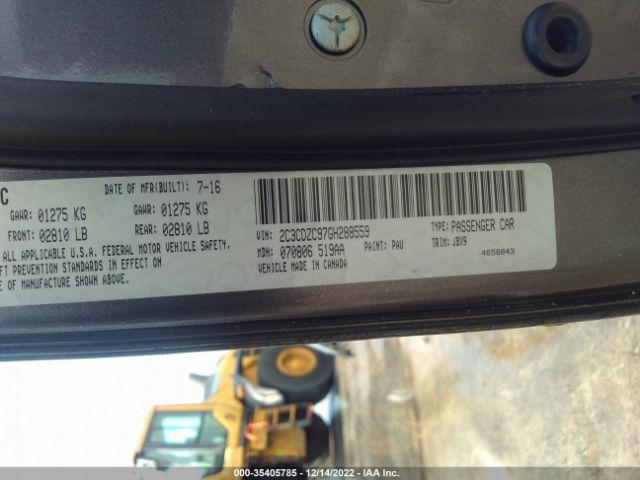 2C3CDZC97GH288559 Dodge Challenger Srt Hellcat