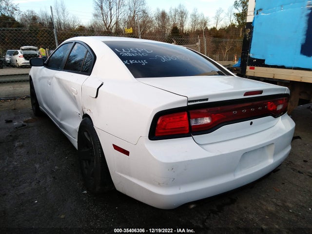 2014 DODGE CHARGER POLICE VIN: 2C3CDXAT9EH206783