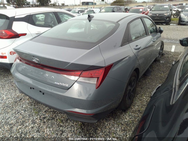 2021 HYUNDAI ELANTRA HYBRID BLUE VIN: KMHLM4AJXMU007869