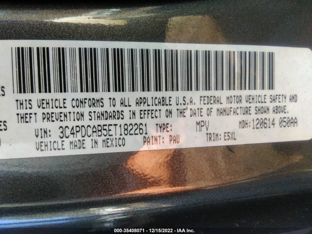 Dodge Journey American Value Pkg 2014 3C4PDCAB5ET182261 Image 11