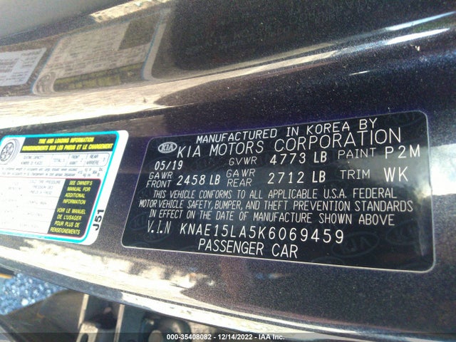 2019 Kia Stinger, VIN: KNAE15LA5K6069459