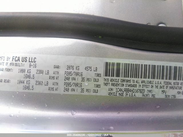 1C4NJRBB4HD107823 Jeep Patriot Sport