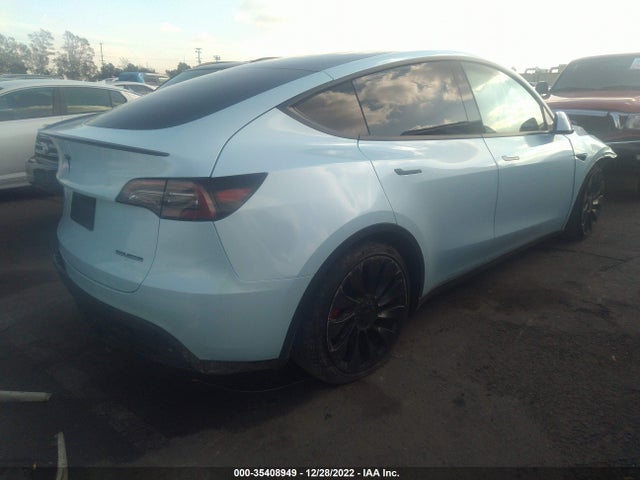 Tesla Model Y Performance 2022 7SAYGDEF9NF438286 Image 4