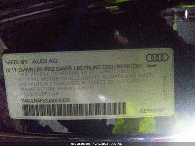 2018 Audi A5, VIN: WAULNAF53JA003328