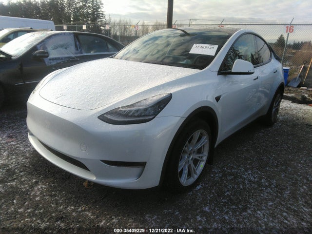 Tesla Model Y Long Range 2022 7SAYGDEE3NF455169 Image 2