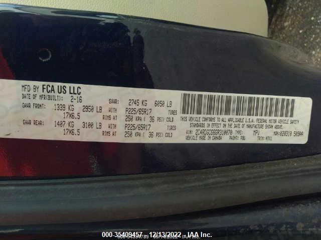 2C4RDGCG6GR310070 Dodge Grand Caravan Sxt