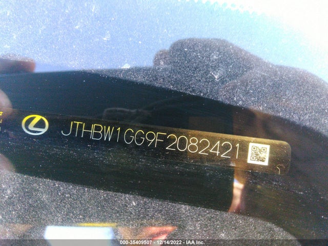 2015 Lexus ES, VIN: JTHBW1GG9F2082421