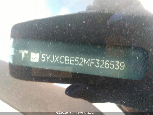 2021 Tesla Model X, VIN: 5YJXCBE52MF326539