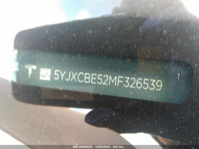 5YJXCBE52MF326539 Tesla MODEL X