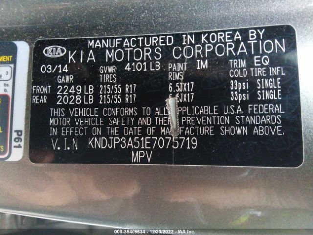 KNDJP3A51E7075719 KIA SOUL +