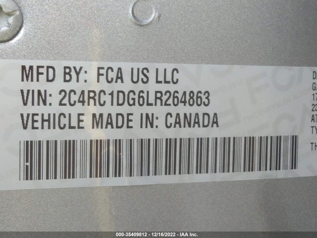 2020 Chrysler Voyager, VIN: 2C4RC1DG6LR264863