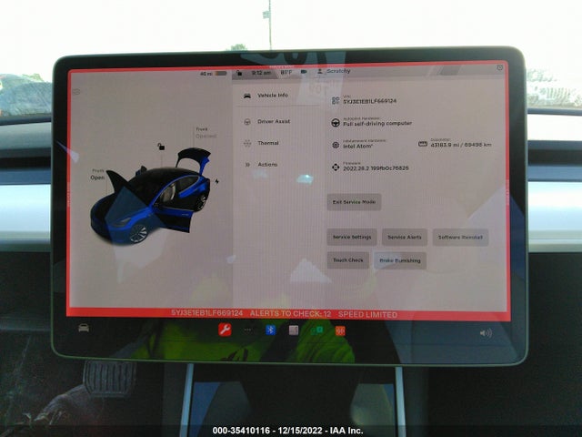 Tesla MODEL 3 2020 5YJ3E1EB1LF669124 Image 8