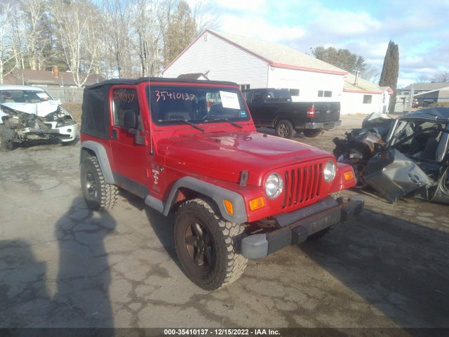 2005 JEEP WRANGLER X VIN: 1J4FA39S75P370660