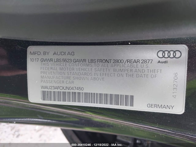 2018 Audi A7, VIN: WAU23AFCXJN047450