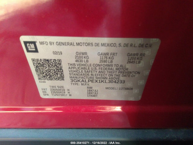 GMC Terrain Slt 2019 3GKALPEX1KL304233 Image 10